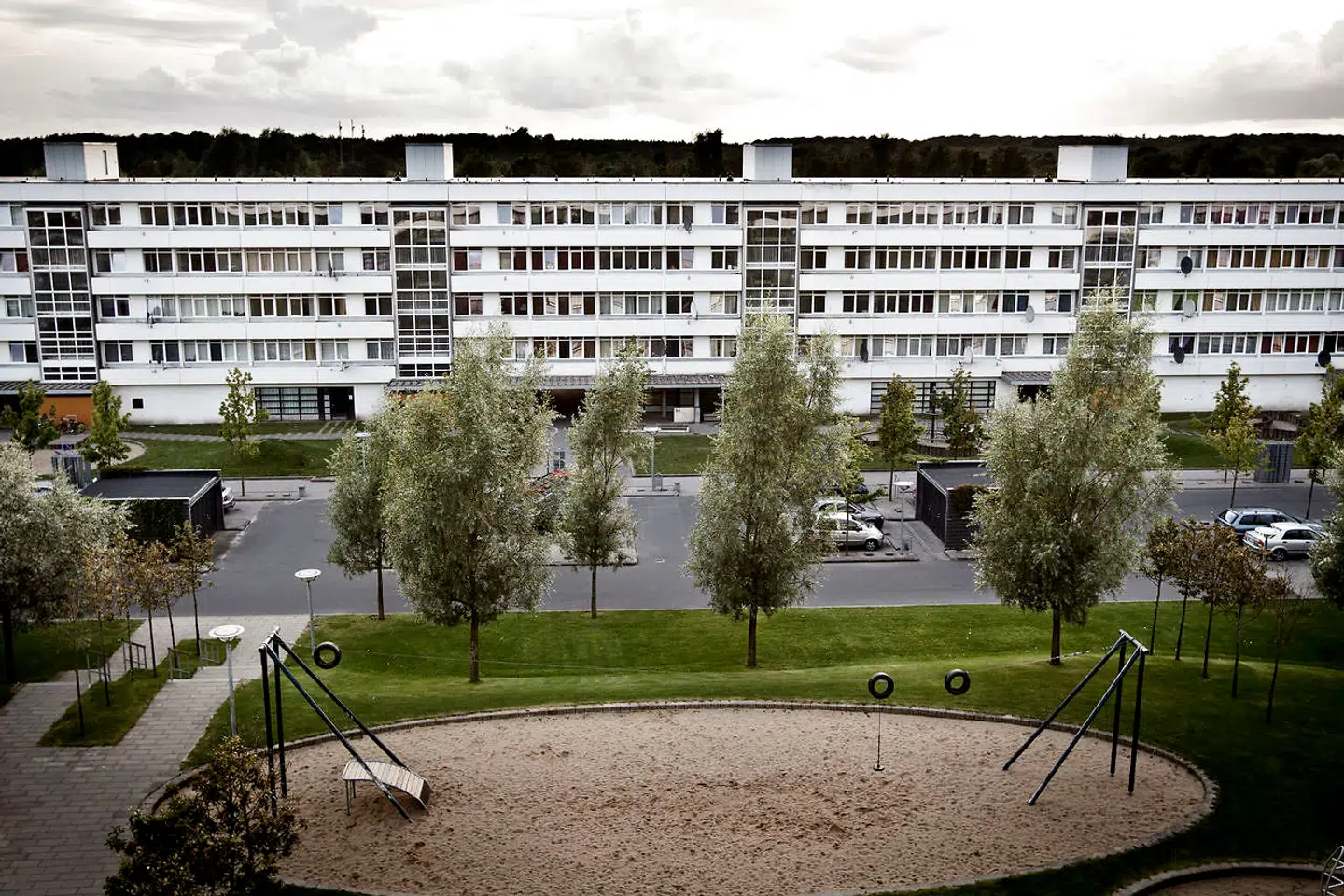 (ARKIV) Vollsmose den 23. august 2012. Beboere i udsatte boligområder og ghettoer føler sig trygge. Det gælder også de ældre, viser en kortlægning af trivsel og tryghed hos 10.000 beboere. Det skriver Ritzau, fredag den 13. december 2019.. (Foto: Malte Kristiansen/Ritzau Scanpix)