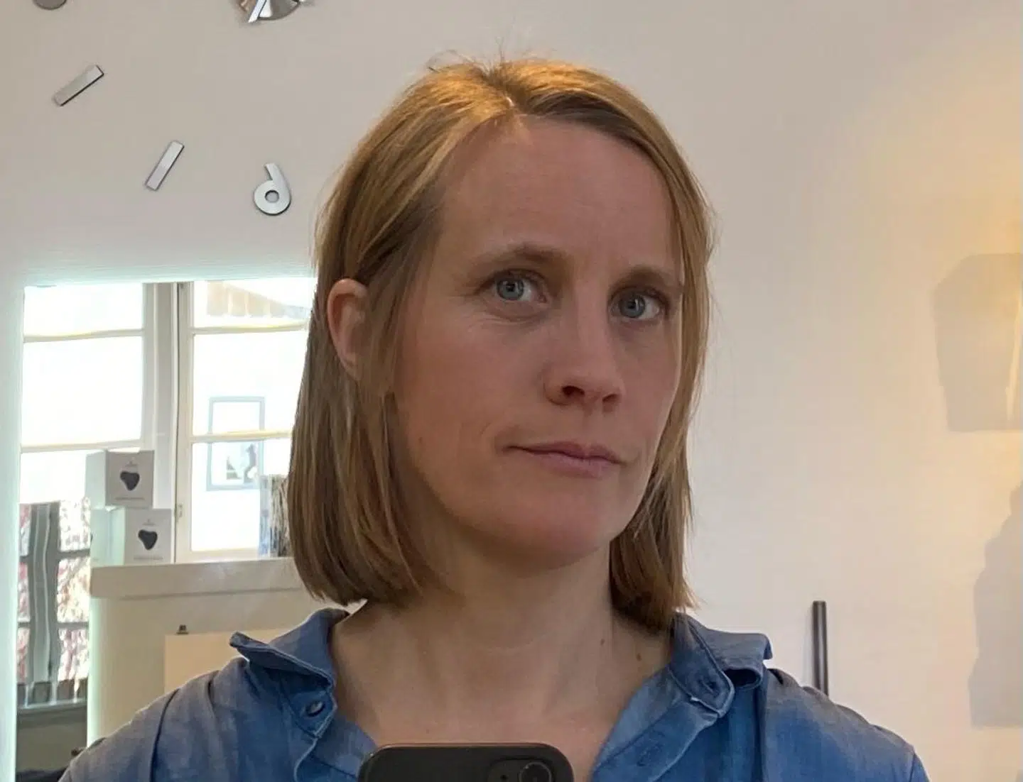 Eva Borchorst Mejnertz skal lige vænne sig til den nye frisure, selvom hun ikke er blevet helt kronraget.