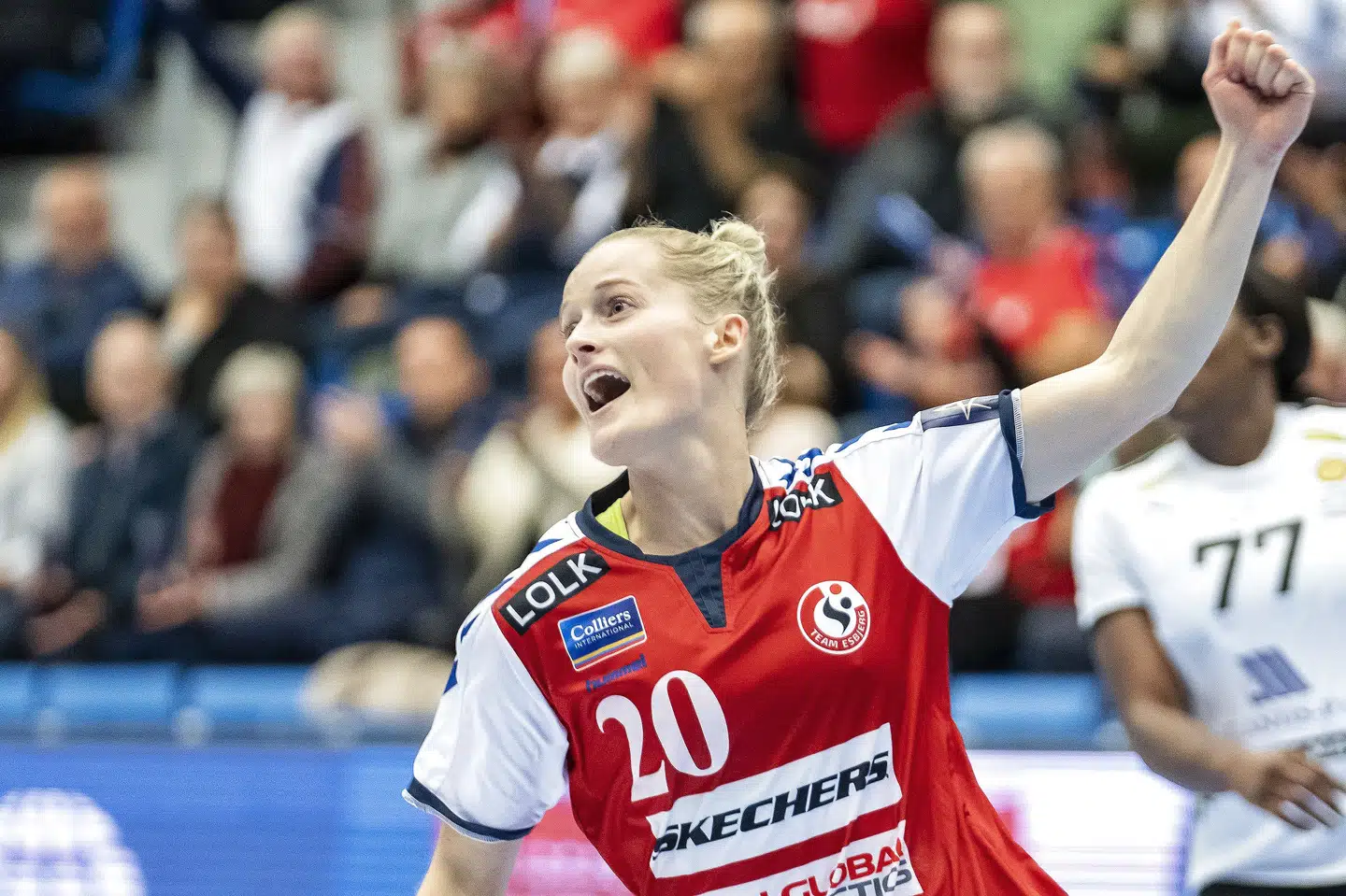 Marit Røsberg Jacobsen scorede fem mål i onsdagens sejr.