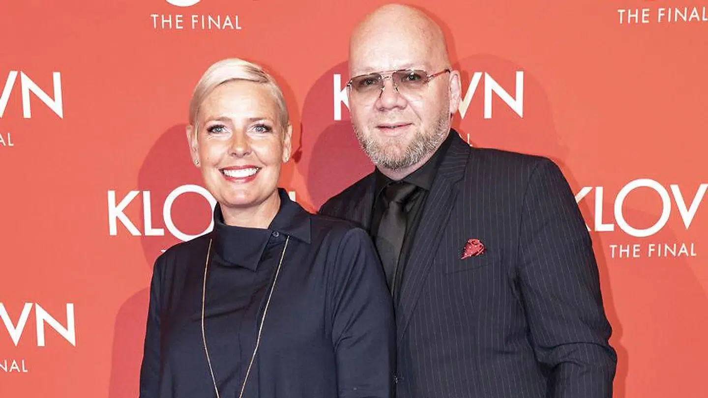 Tina Bilsbo og Lars Hjortshøj på den røde løber til gallapremiere på filmen 'Klovn The Final', i Bremen Teater onsdag den 29. januar 2020.. (Foto: Niels Christian Vilmann/Ritzau Scanpix)