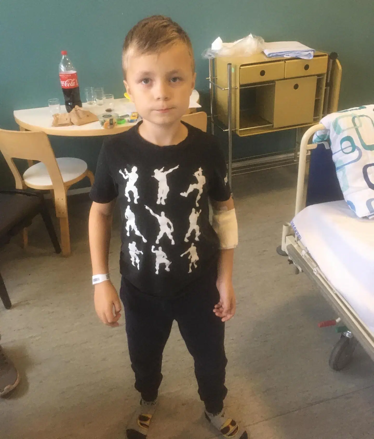 Morten har lovet Kian, at de snart skal tilbage til Skejby for at sige tak til personalet, fordi Kian savner dem.