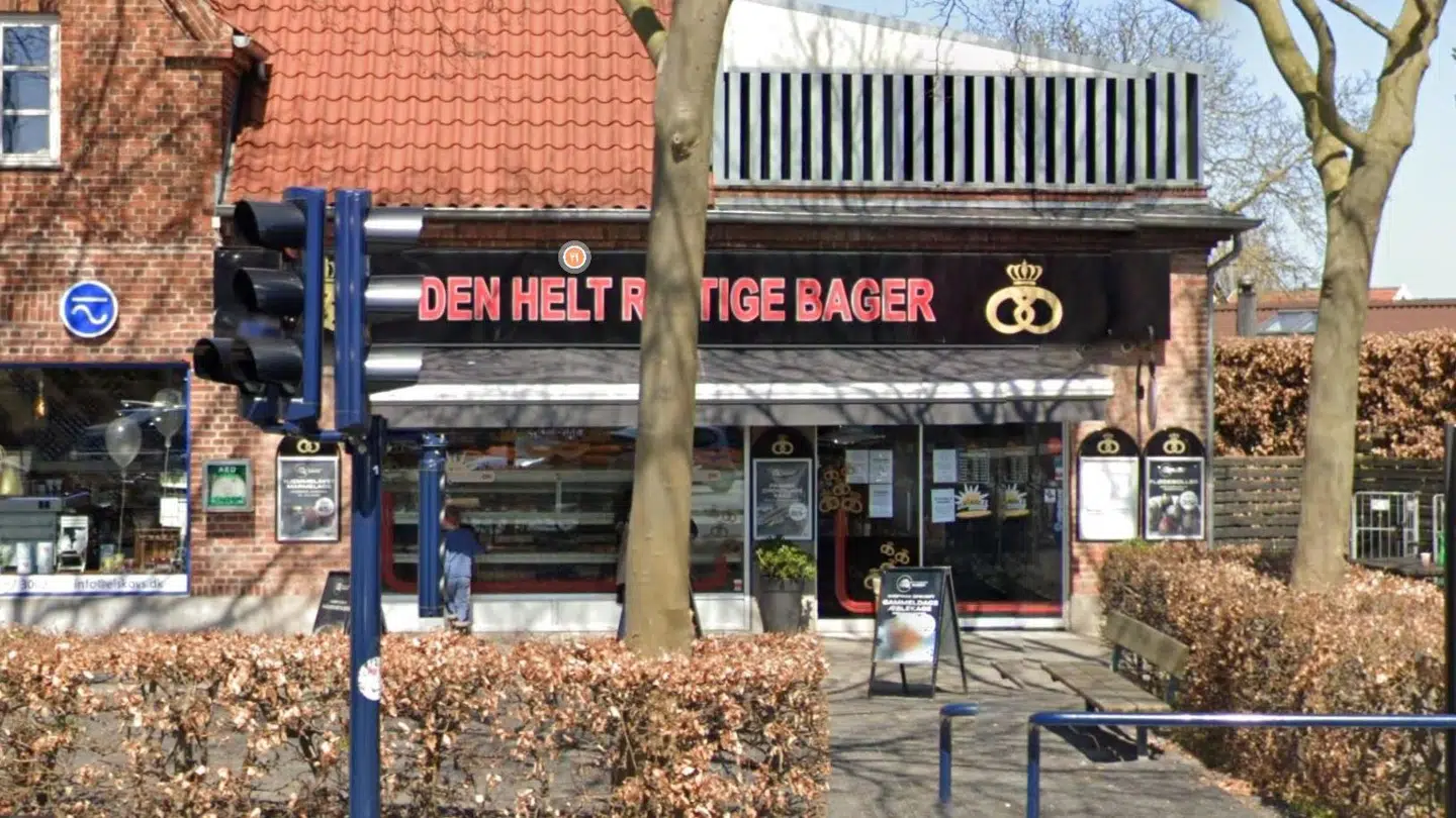 Den Helt Rigtige Bager ligger på Gammel Bagsværdvej i Kongens Lyngby. Foto: Google Street View