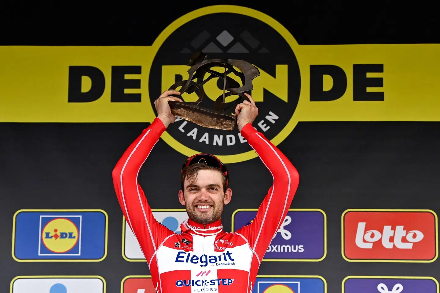 Kasper Asgreens 2021 kulminerede med triumfen i Flandern Rundt. (Arkivfoto) Dirk Waem/Ritzau Scanpix