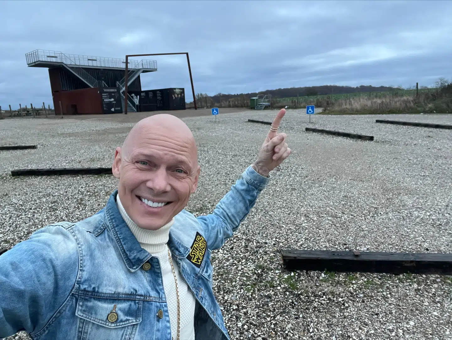 Her ved den gamle vikingeborg Borgringen ved Køge, skal det nye museum stå. Privatfoto.