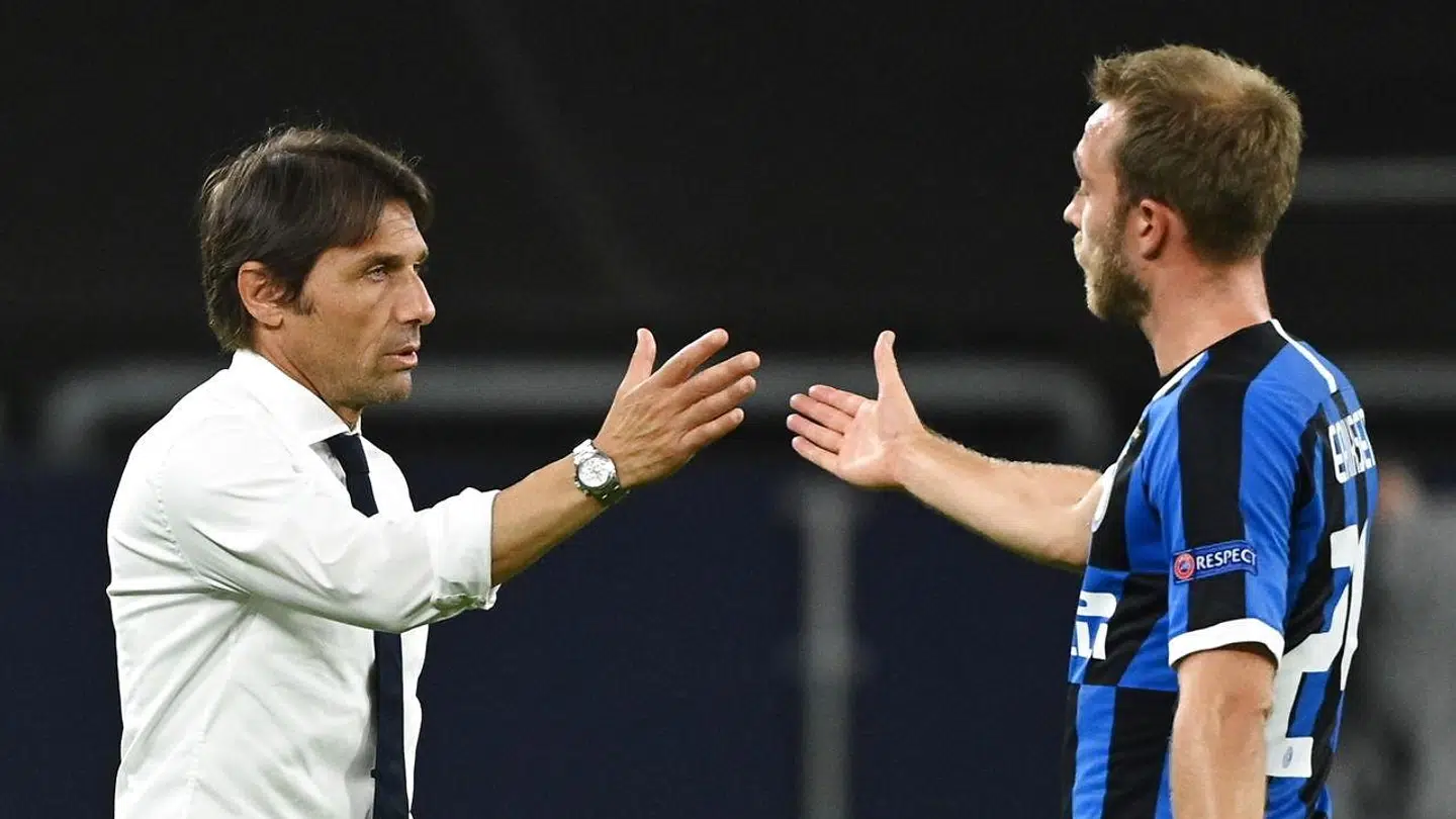 Antonio Conte og Christian Eriksen kender hinanden fra tiden i Inter.