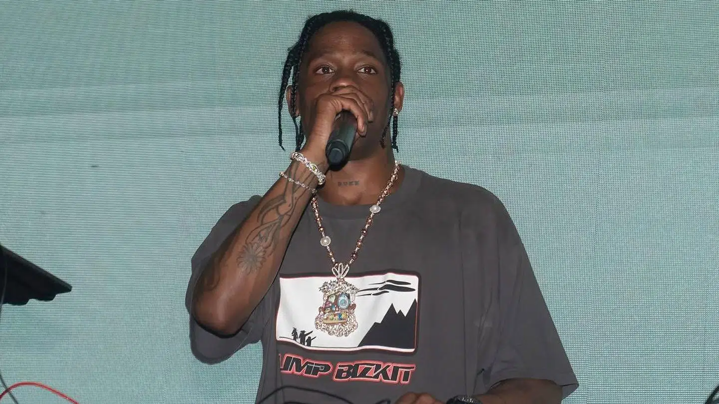 ARKIVFOTO af rapperen Travis Scott, der står bag Astroworld-festivalen.
