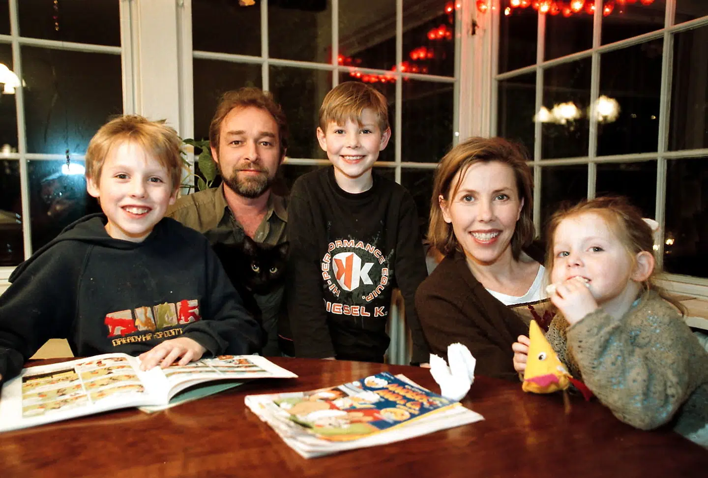 For år tilbage inviterede skuespiller Karin Jagd og Martin Miehe-Renard indenfor i familiens køkken sammen med børnene Oliver, Malthe og Sally.