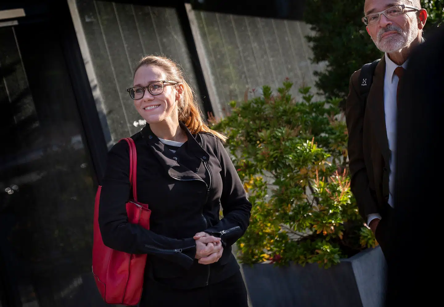 Tidligere departementschef i Justitsministeriet Barbara Bertelsen ankommer til Retten på Frederiksberg hvor Instrukskommissionen fortsætter afhøringer, torsdag den 17. september 2020.. (Foto: Liselotte Sabroe/Ritzau Scanpix)
