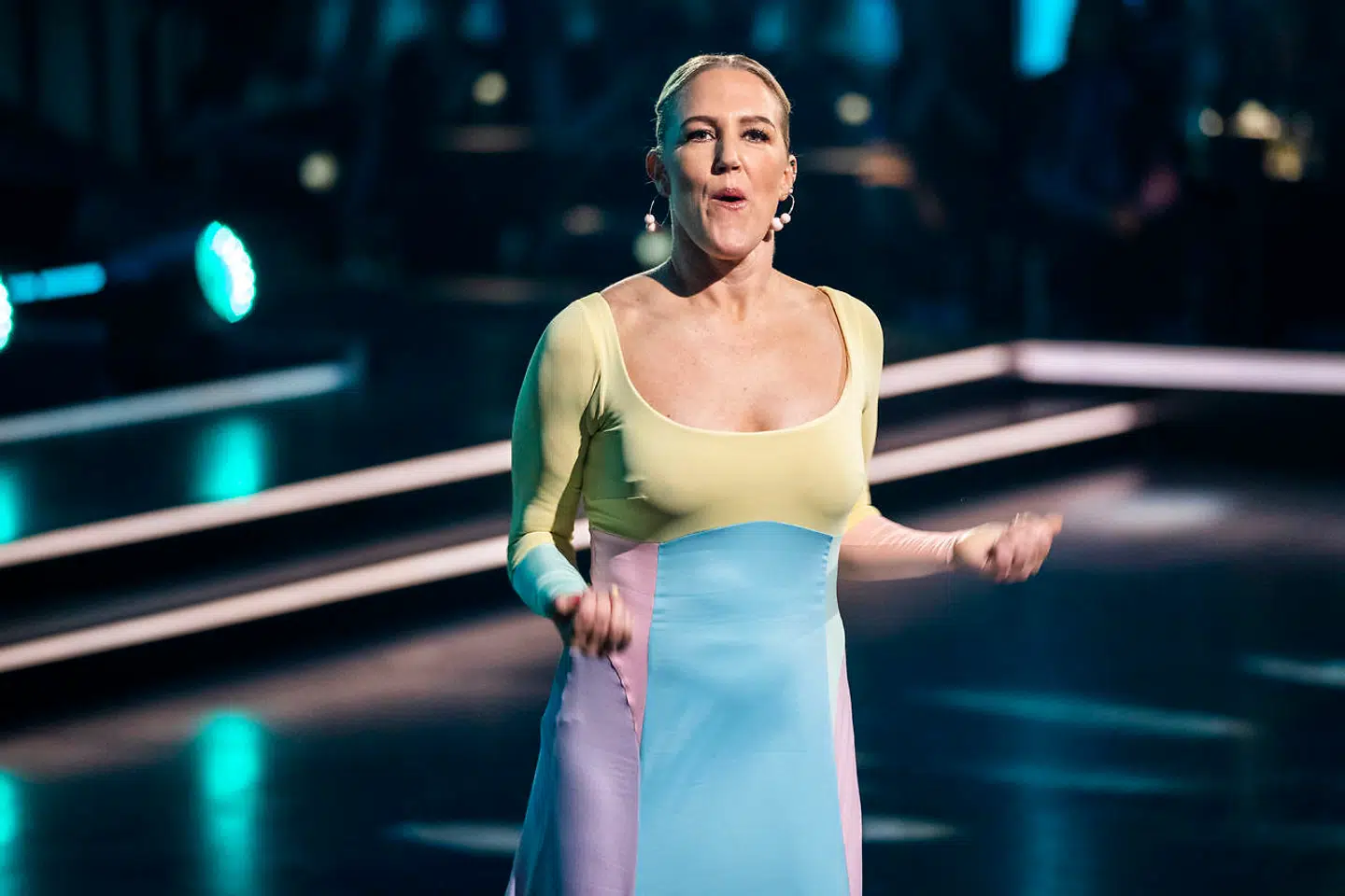 Sådan så Michelle Kristensen ud under sin omdans.