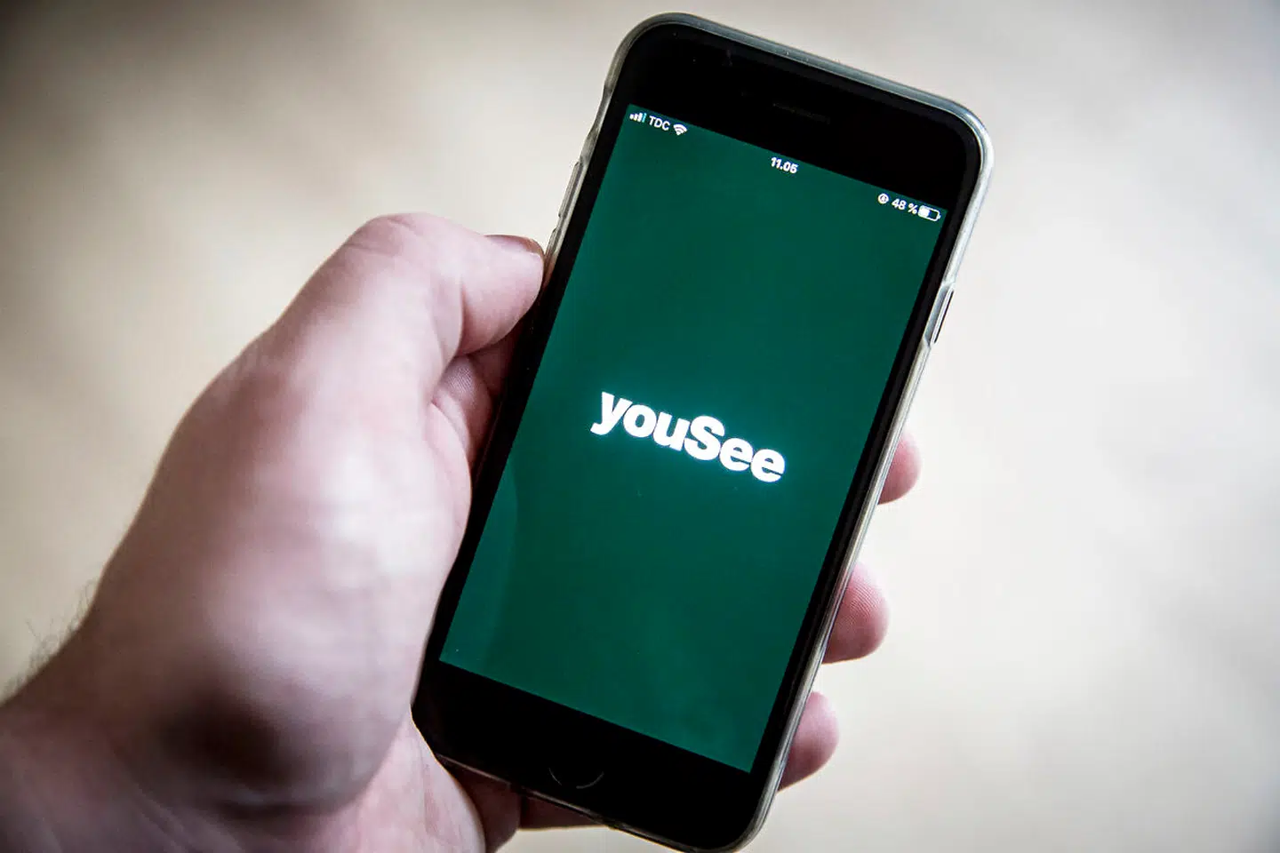 Yousee mobilapp fotograferet i Ringsted den 10. januar 2020.