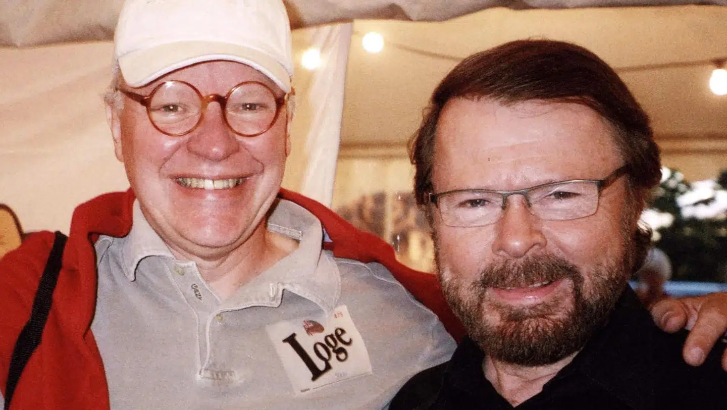 Jerry Ritz på besøg hos Björn Ulvaeus i hans hjemby Västervik i forbindelse med den årlige VisFestival.