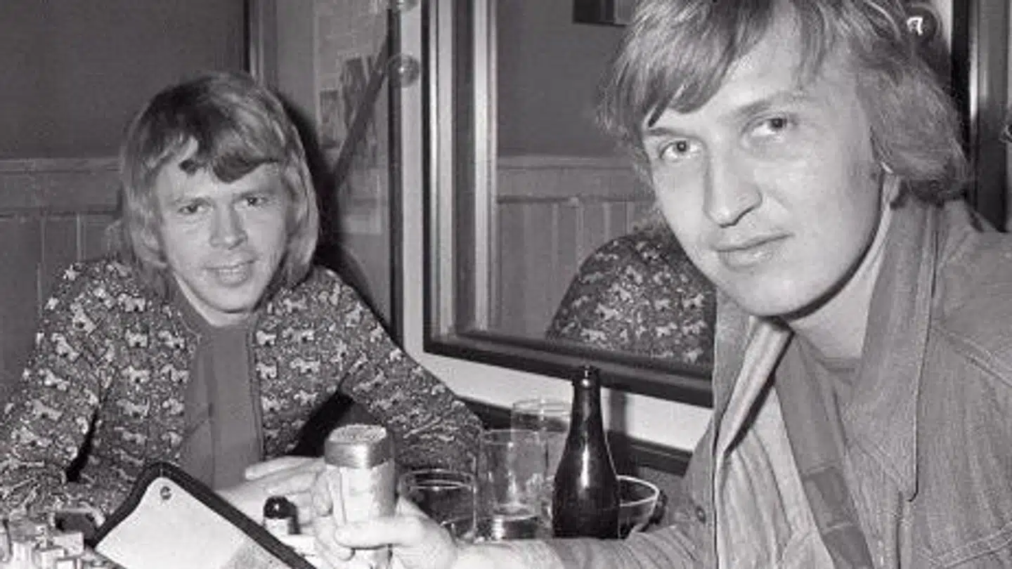 Björn Ulvaeus og Jørgen de Mylius.