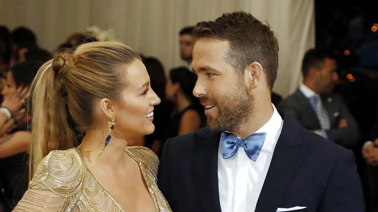 Blake Lively og Ryan Reynolds bord på en gård nord for New York.