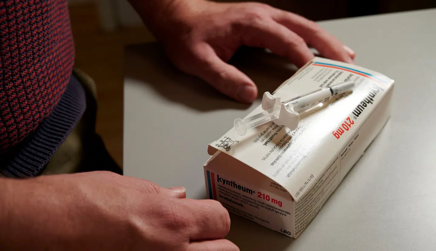 Søren får i dag såkaldt biologisk medicin mod sin sygdom, som har gjort, at sygdommen ikke længere er i udbrud. Foto: Brian Bjeldbak/Byrd.