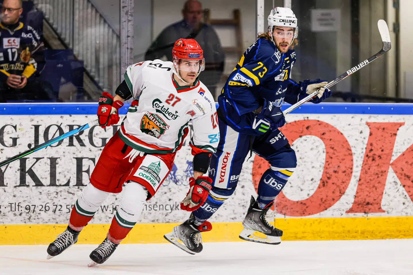 Odense Bulldogs' center, Sebastian Ehlers, er i gang med sin bedste sæson og får debut på landsholdet, når Letland og Norge kommer på besøg