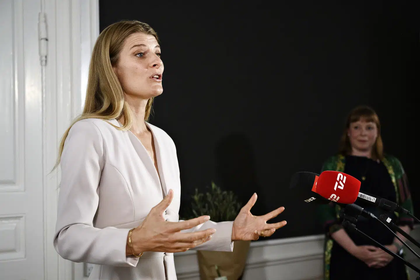 Kulturminister Ane Halsboe-Jørgensen (S) siger, at hun har sovet i timen, når det gælder regulering af techgiganter. (Arkivfoto) Philip Davali/Ritzau Scanpix