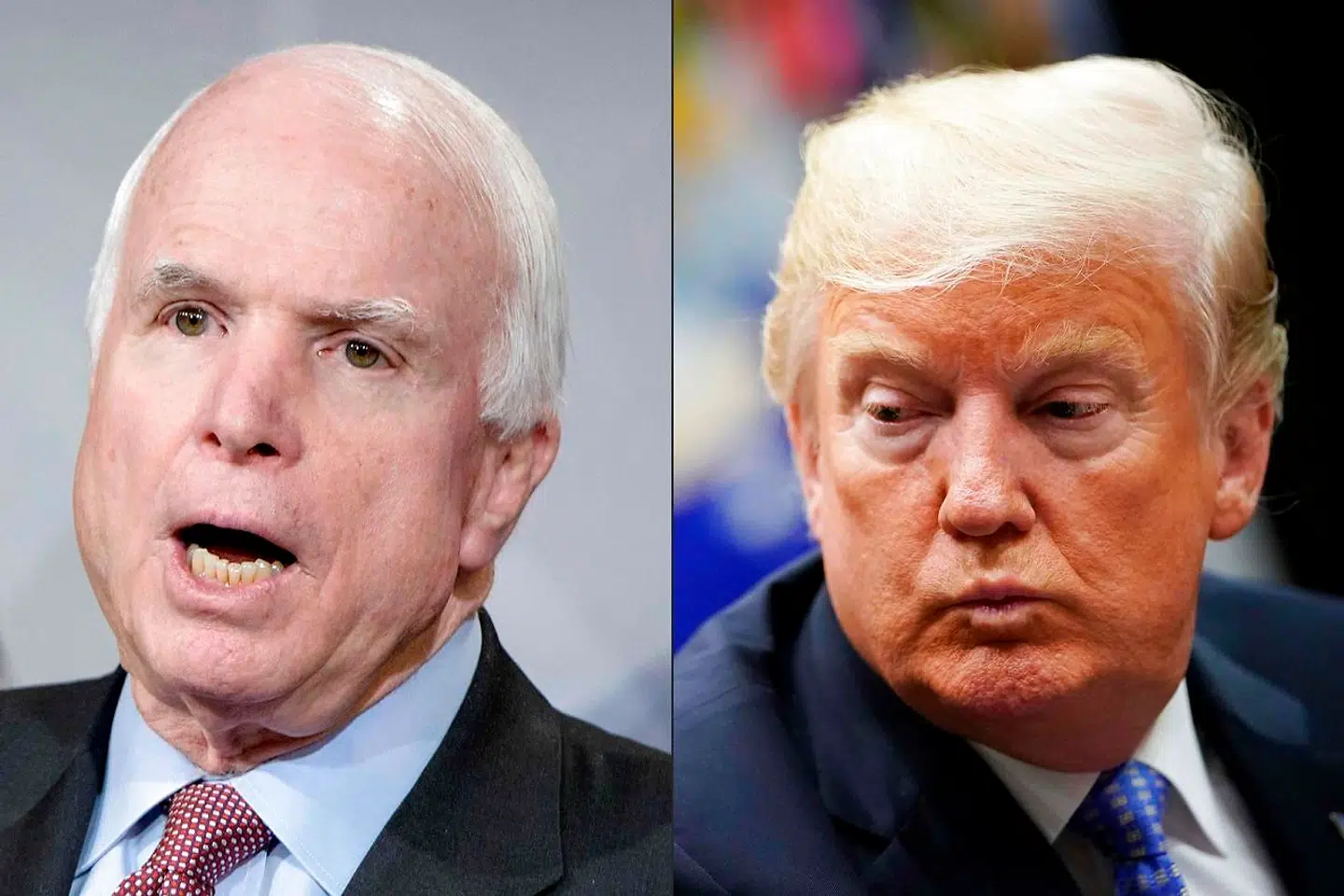 John McCain og Donald Trump var mildt sagt ikke de bedste venner. (Arkivfoto)
