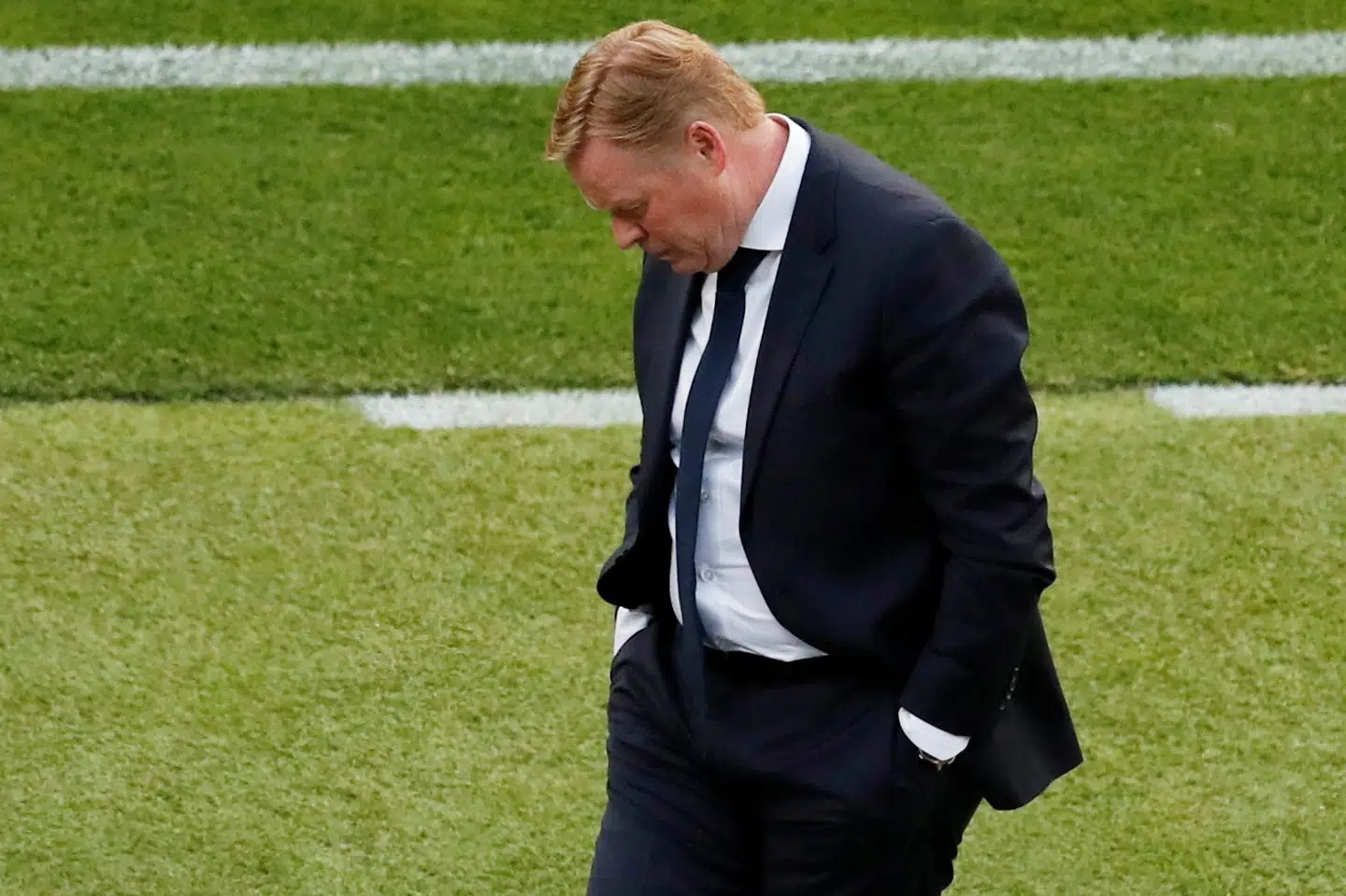 Ronald Koeman er færdig, fordi han ikke passede ind i den rolle, en træner i FC Barcelona skal spille lige nu, vurderer Luna Christofi. (Arkivfoto) Susana Vera/Reuters