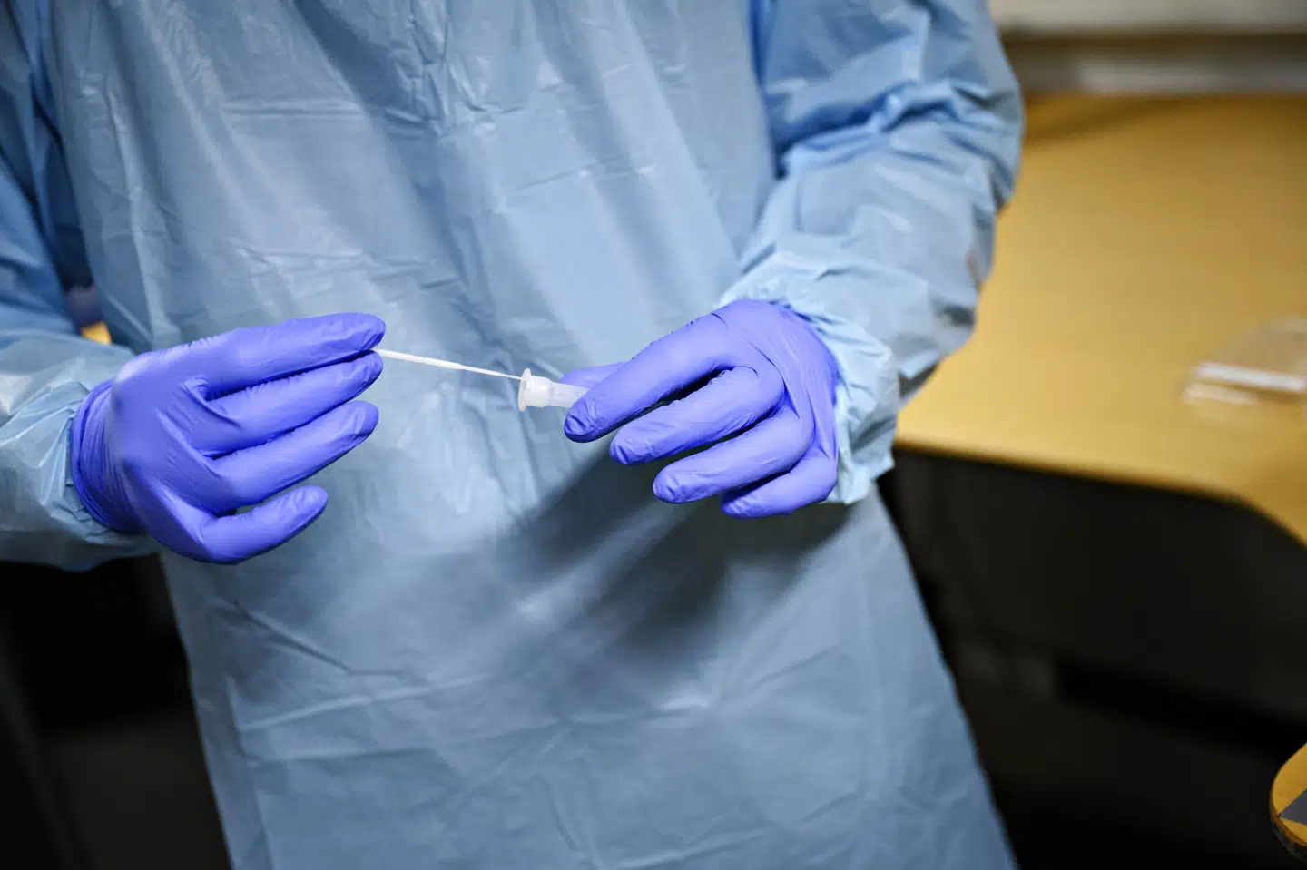 Mellem 40.000 og 82.000 borgere er blevet PCR-testet den seneste uge. Kapaciteten er på nuværende tidspunkt på 100.000 daglige test. (Arkivfoto) Philip Davali/Ritzau Scanpix