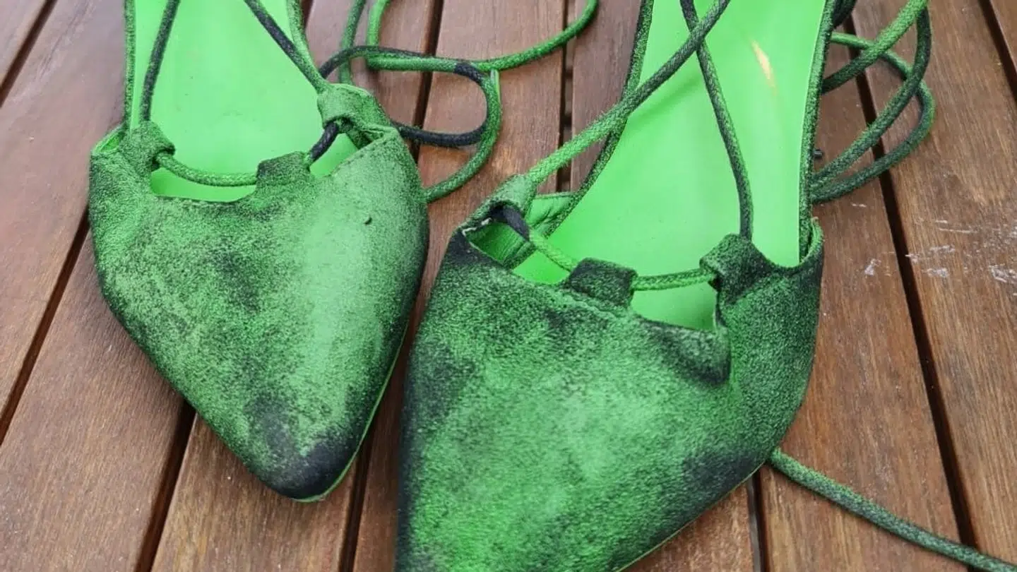 Anna Dorthe Bertelsen fik idéen til de grønne sko, som nu er med, når der er aktion med Bedsteforældrenes Klimaaktion.