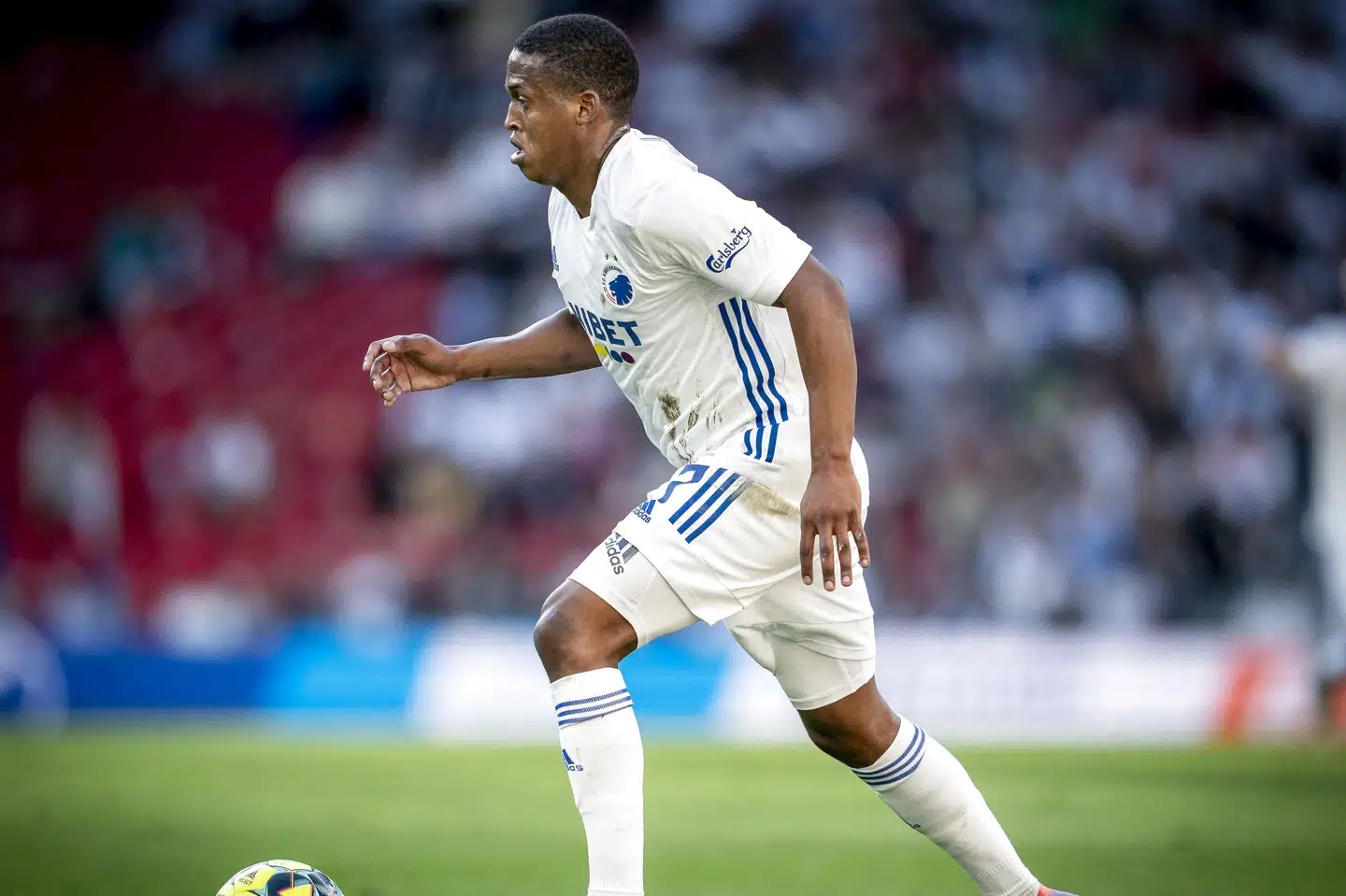 FC Københavns Luther Singh kommer ikke i aktion foreløbig. Sydafrikaneren blev hentet før sæsonen i Braga i Portugal. (Arkivfoto). Mads Claus Rasmussen/Ritzau Scanpix