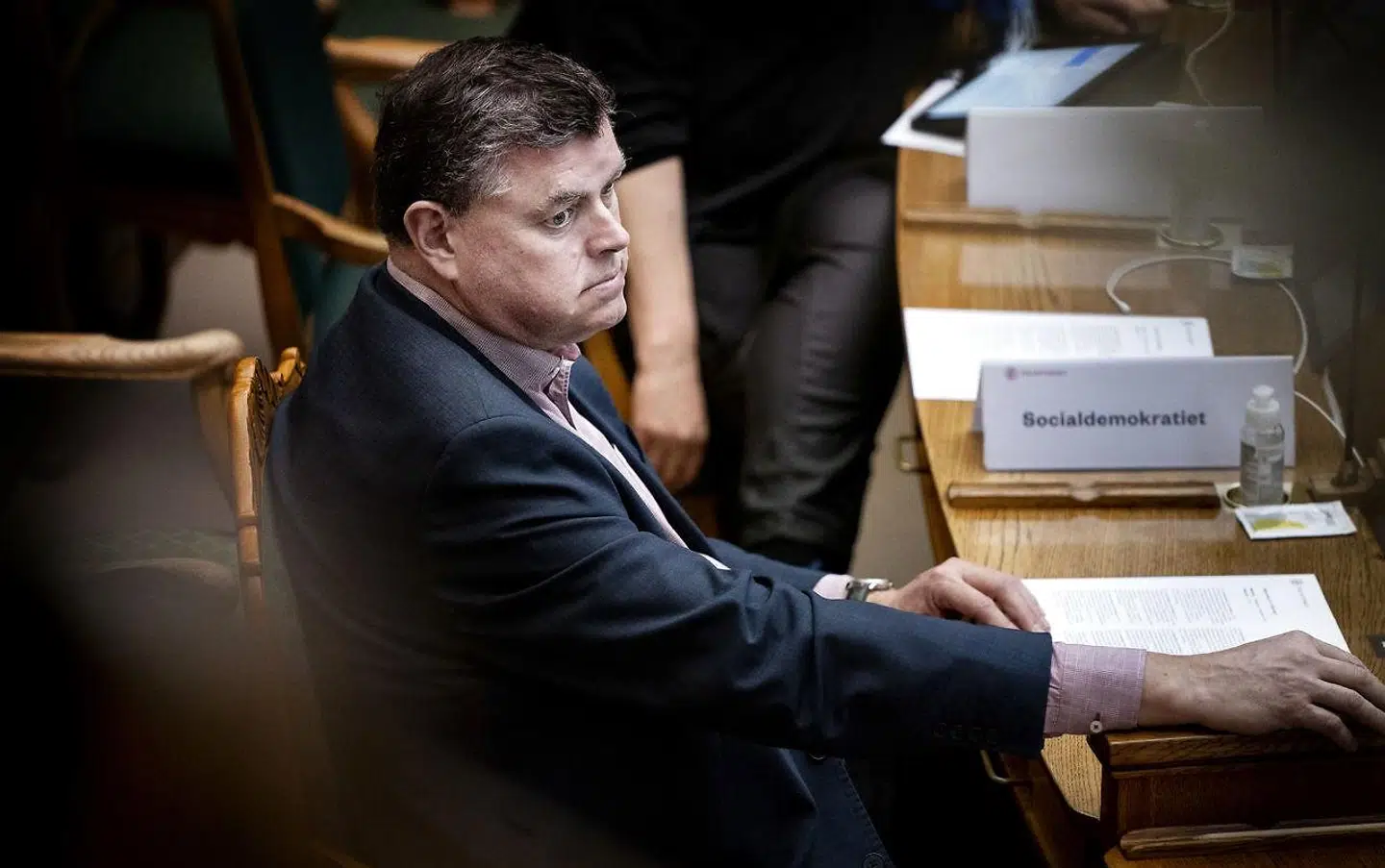 Mogens Jensen (S), der under minksagen måtte trække sig som minister.