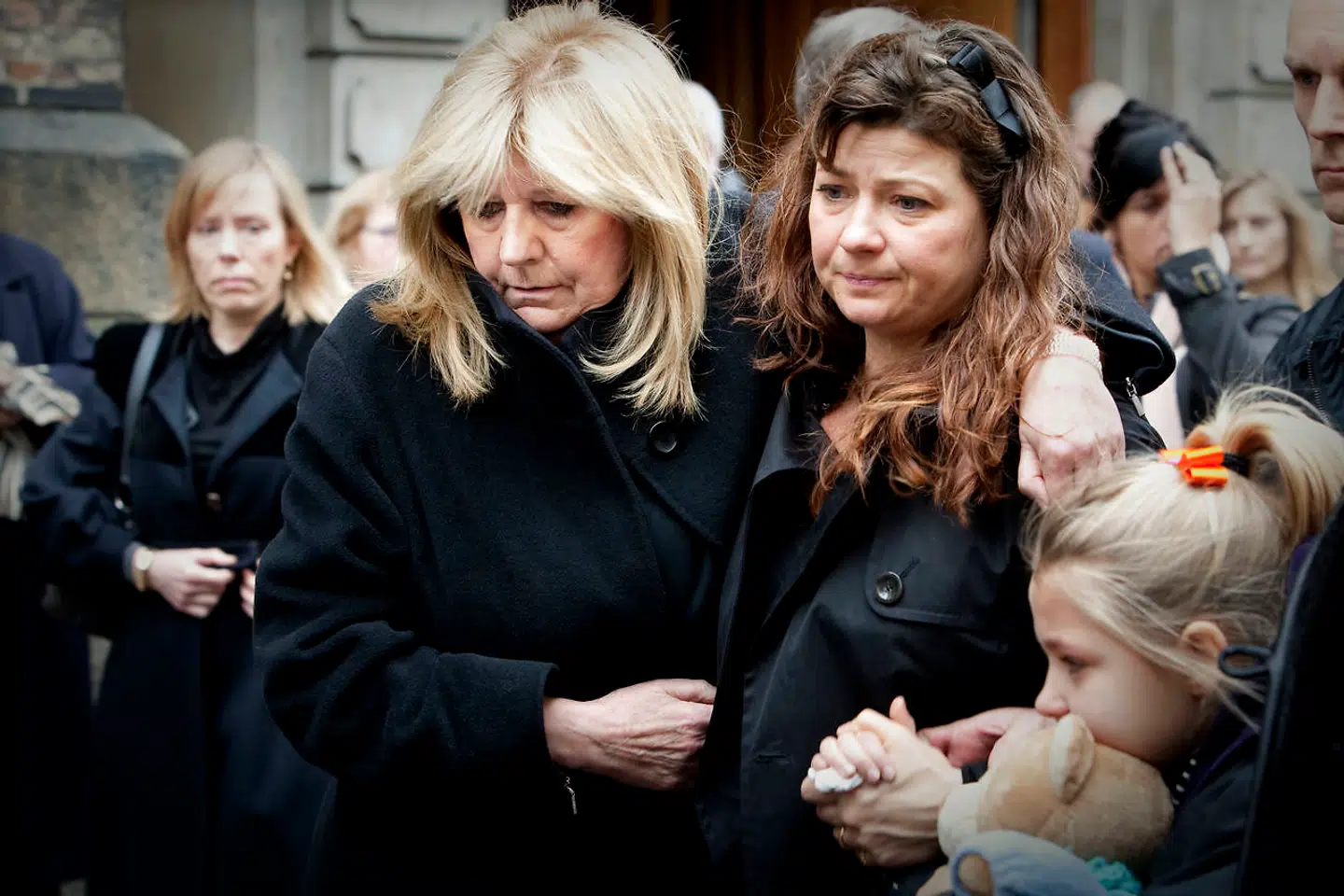 En knust Ulla Terkelsen, da hun tog afsked med Jørgen Grunnet, som hun havde været sammen med i 25 år.