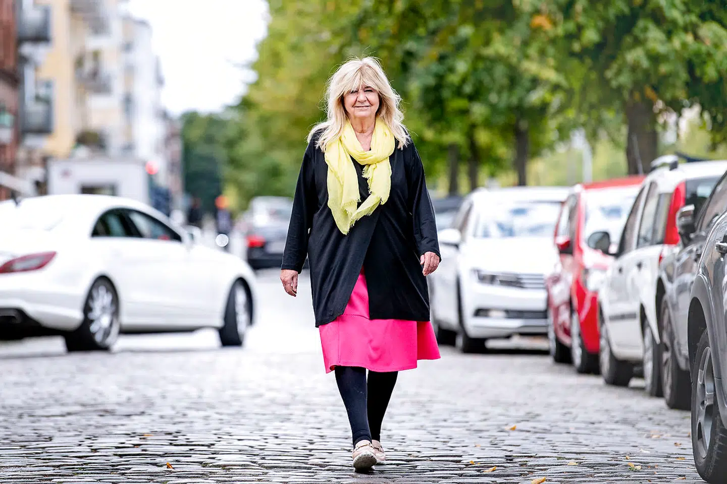 Siden sit fald for tre år siden, hvor hun fik to brud, har Ulla Terkelsen gået lidt mere forsigtigt.