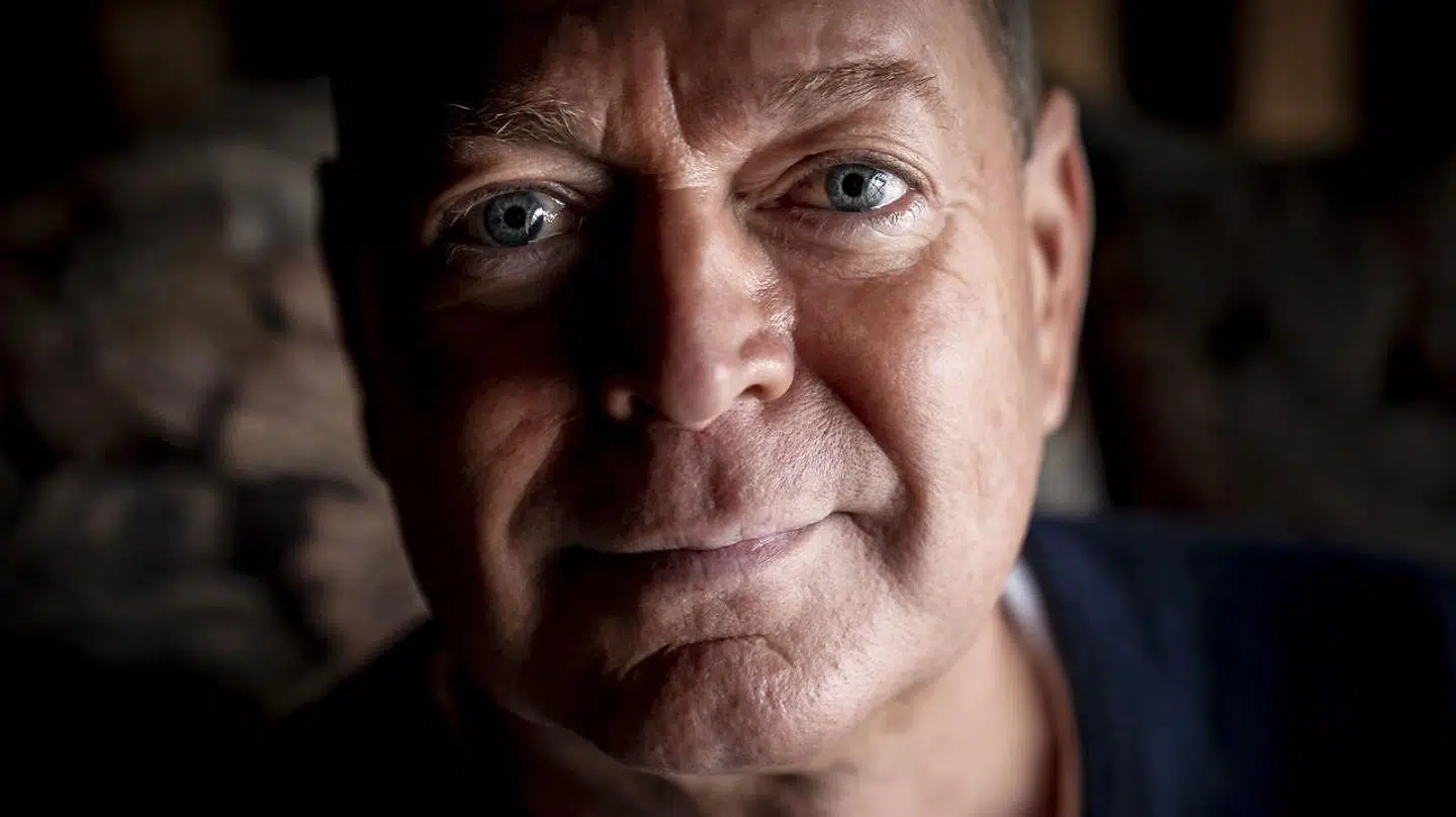 Peter Frödin under fotografering af skuespillerne til DR's julekalender 'Julefeber', på Det Kongelige Teaters kroneloft (hvor store dele af julekalenderen er optaget), onsdag den 4. november 2020.