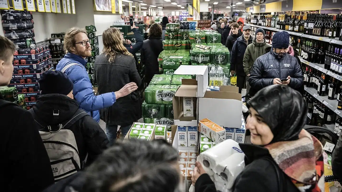 Udover manglende varedelere blev 'hamstring' også et fænomen under coronapandemien.