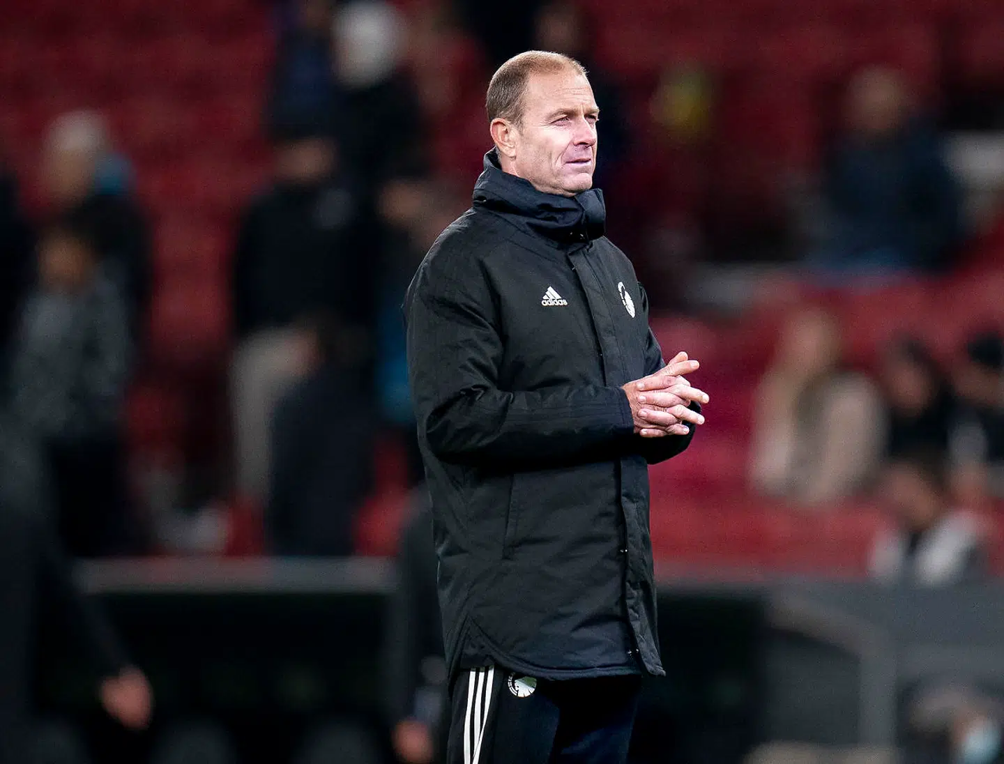 Cheftræner Jess Thorup efter Conference League kampen mellem FC København - PAOK i Parken, torsdag den 21. oktober 2021