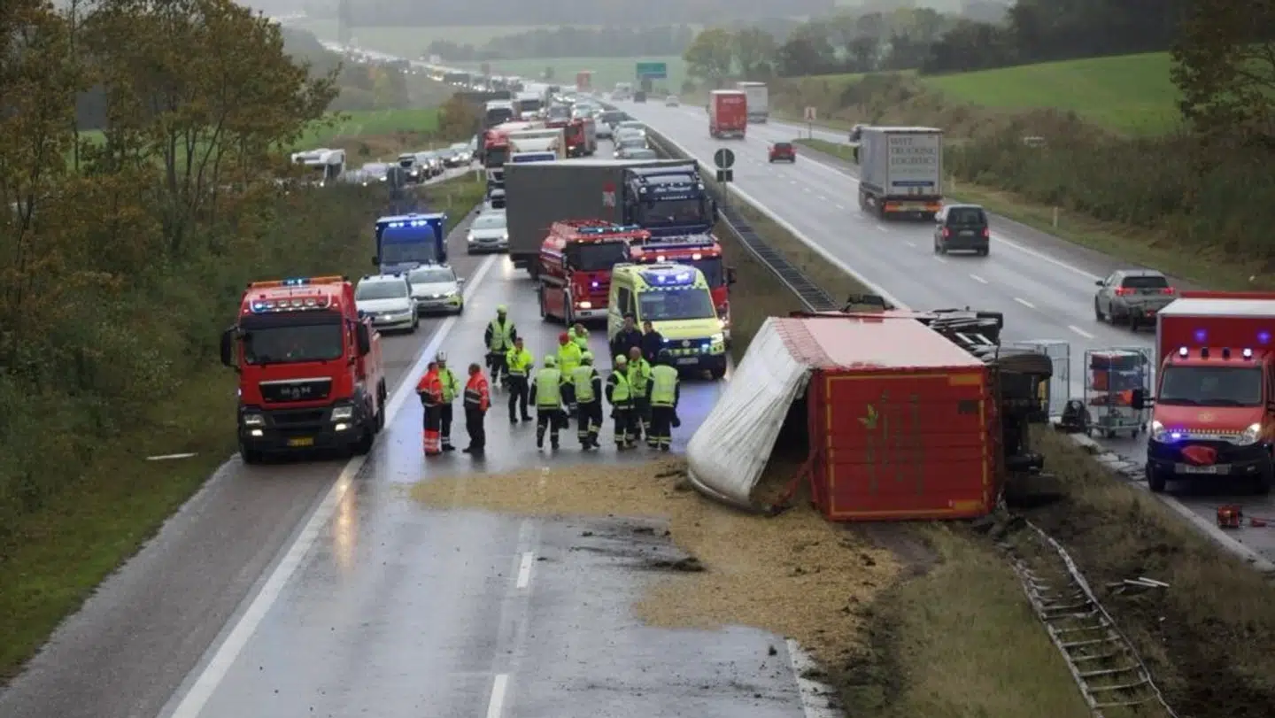 Uheld på Sønderjyske Motorvej E45.
