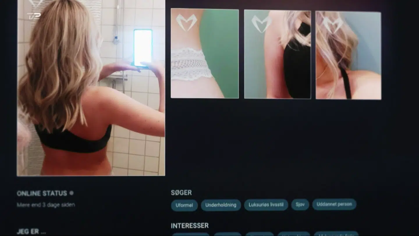 Amalie har en profil på et sugardatingsite, hvor hun kommer i kontakt med sugardads.