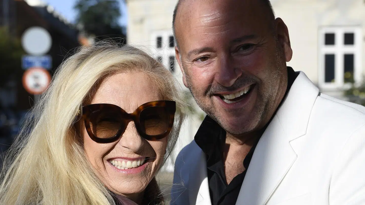 Sanne Salomonsen med Dion Knudsen.
