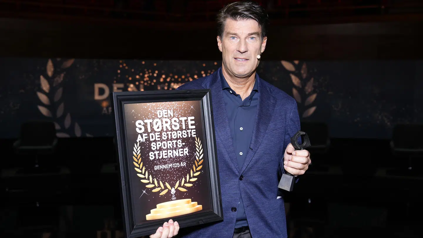 Michael Laudrup blev kåret til det største sportsnavn i de sidste 125 år i anledning af DIF's jubilæum.