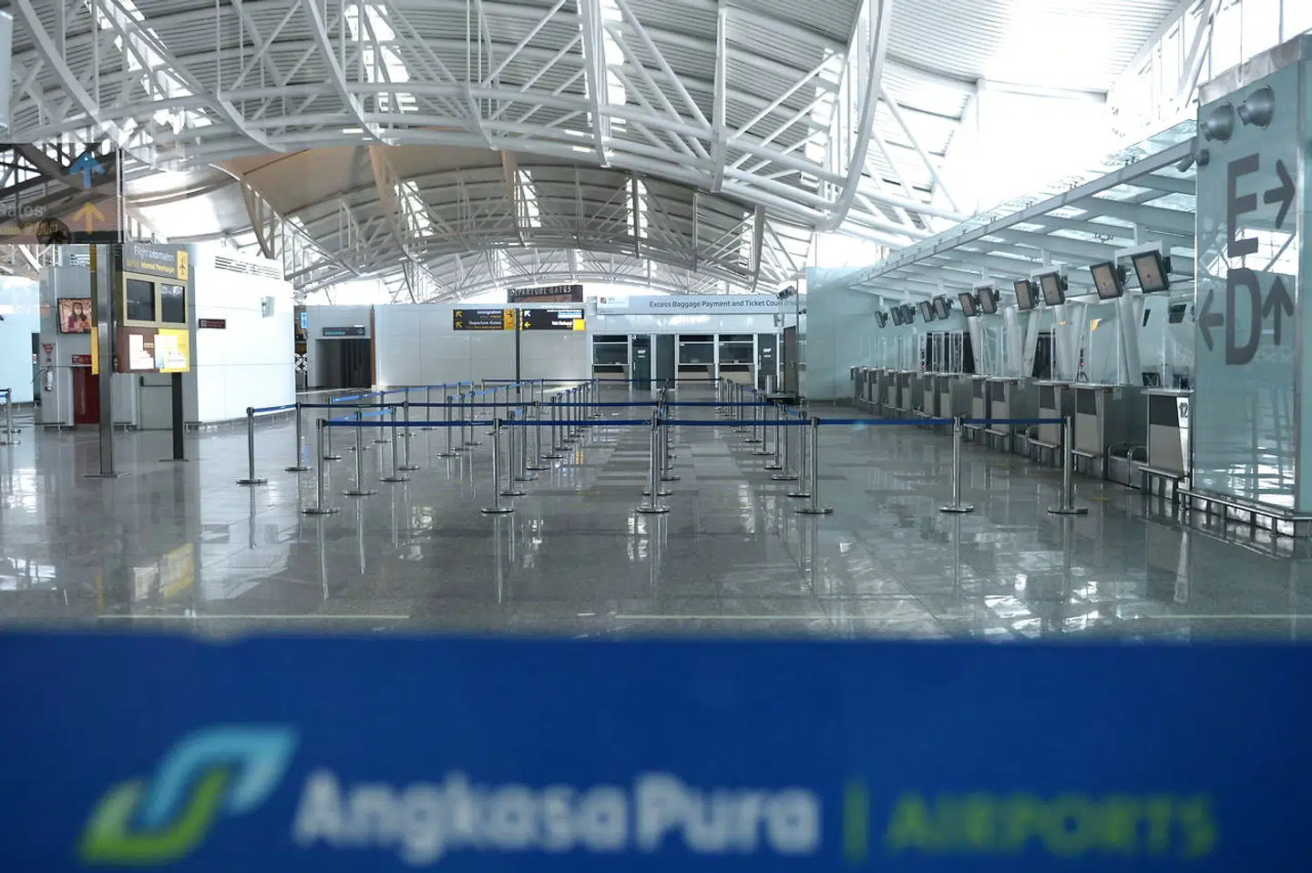 Torsdag var Balis Ngurah Rai International Airport gabende tom, selv om turister igen var velkomne.