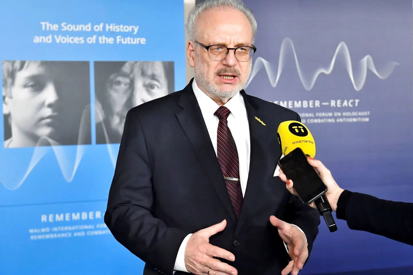 Letlands præsident, Egils Levits, er blevet testet positiv for coronavirus. (Arkivfoto) Jonas Ekstromer/Ritzau Scanpix