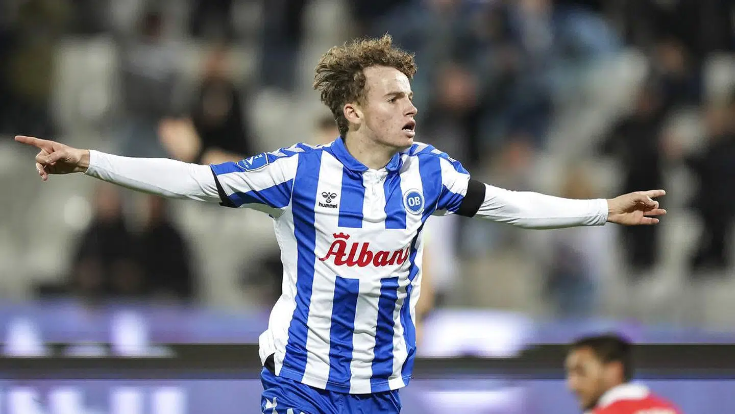 Jakob Breum scorede til 6-0, da OB bankede Vejle i Superligaen.