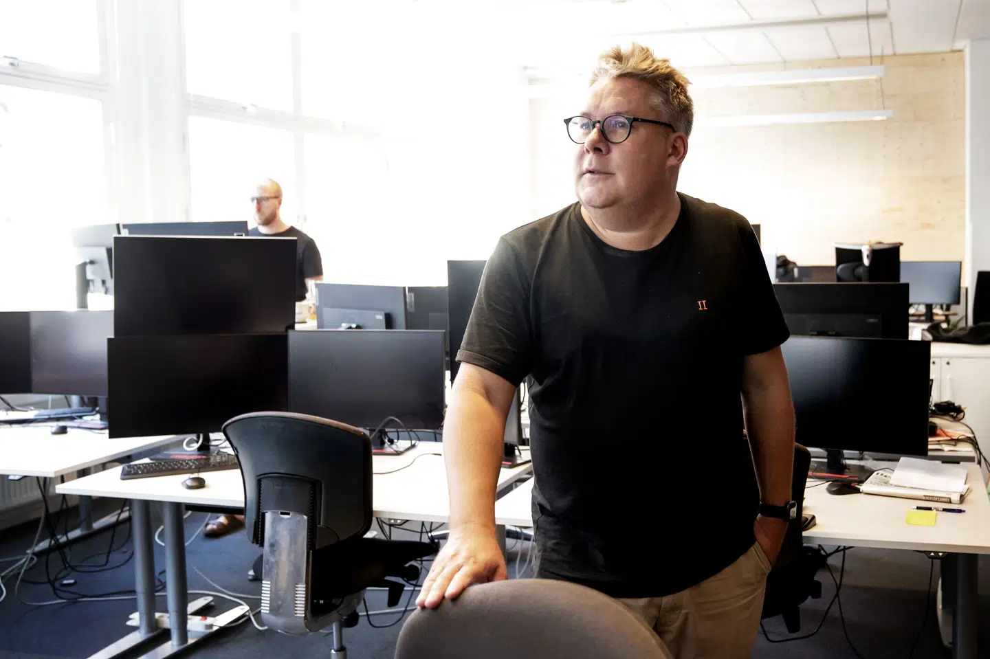 Direktøren for Radio Loud, Simon Andersen, lukker nu stationens redaktion i Svendborg. (Arkivfoto). Linda Kastrup/Ritzau Scanpix