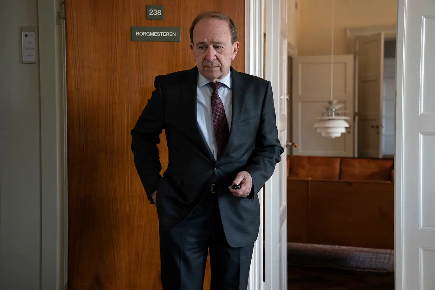 Hans Toft, Gentoftes borgmester, takker af efter 28 år på posten. Foto: Tobias Kobborg.