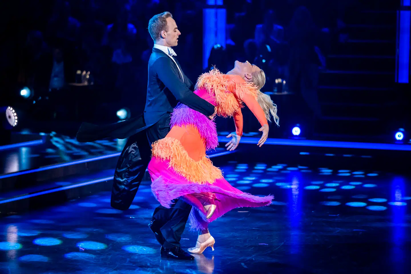 Michelle Kristensen i den kjole, hun selv har været med til at designe.