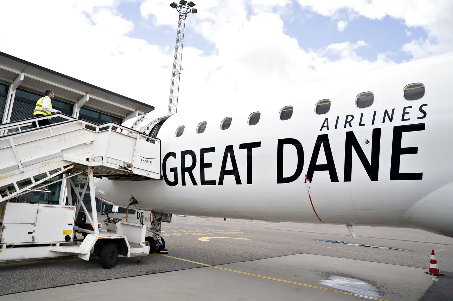 Det nordjyske flyselskab Great Dane Airlines er kommet i økonomisk modvind, og har mandag erklæret sig konkurs (Arkivfoto). Henning Bagger/Ritzau Scanpix