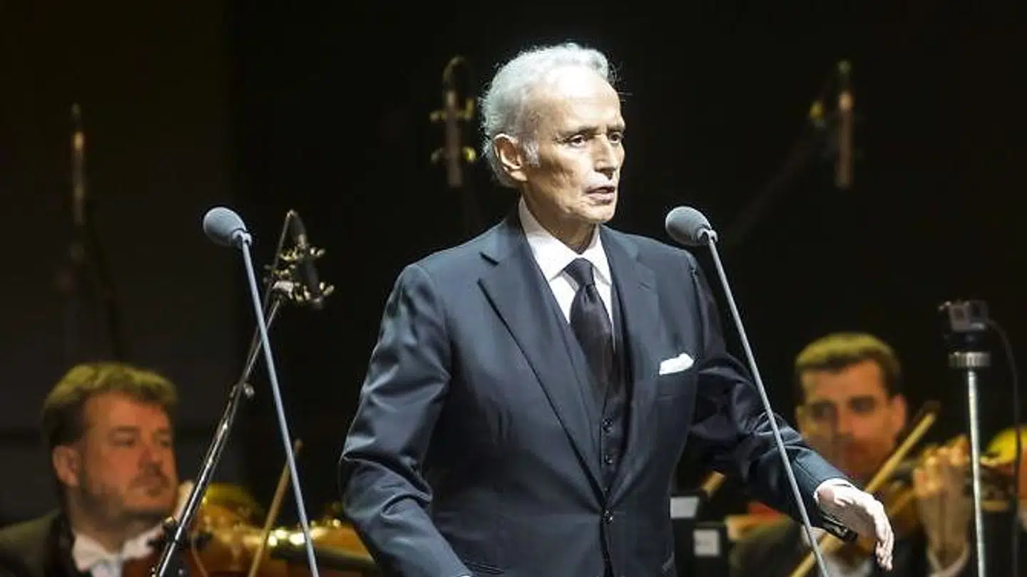 José Carreras, i dag 74 år, catalansk operasanger og en af De Tre Tenorer med Plácido Domingo og Luciano Pavarotti.