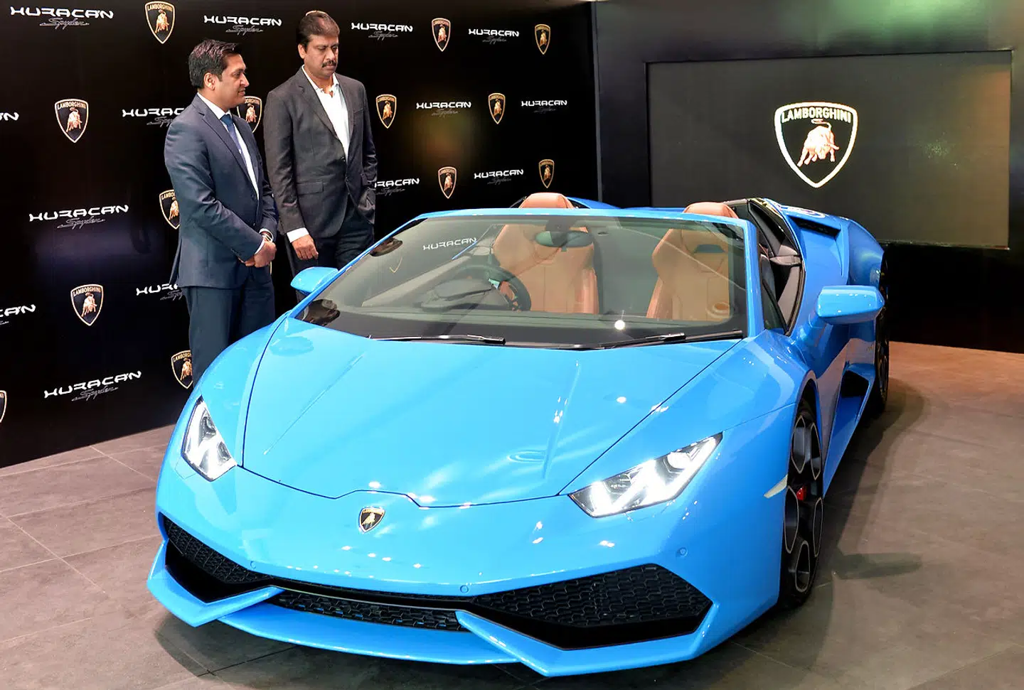 En Lamborghini Huracan. Historien bringer intet om, hvorvidt denne model er den samme som den, manden fik konfiskeret.