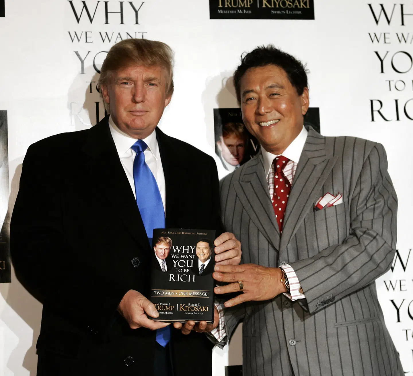 Robert Kiyosaki har skrevet mange populære bøger om økonomi. Blandt andet sammen med præsident Donald Trump i 2008.