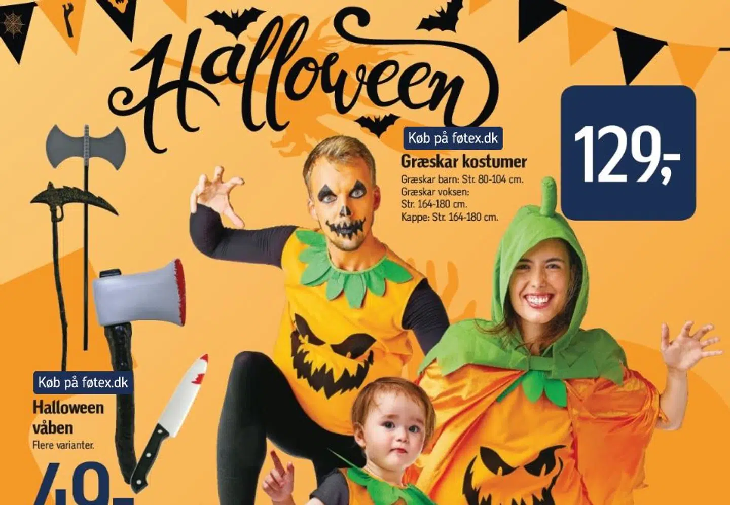 Føtex gik allerede i gang med Halloween i starten af oktober.