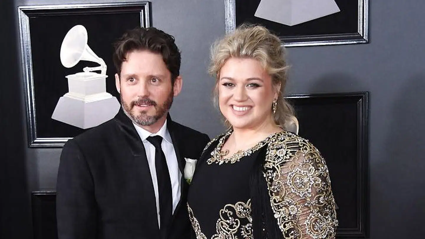 Kelly Clarkson med sin eksmand Brandon Blackstock i 2018.