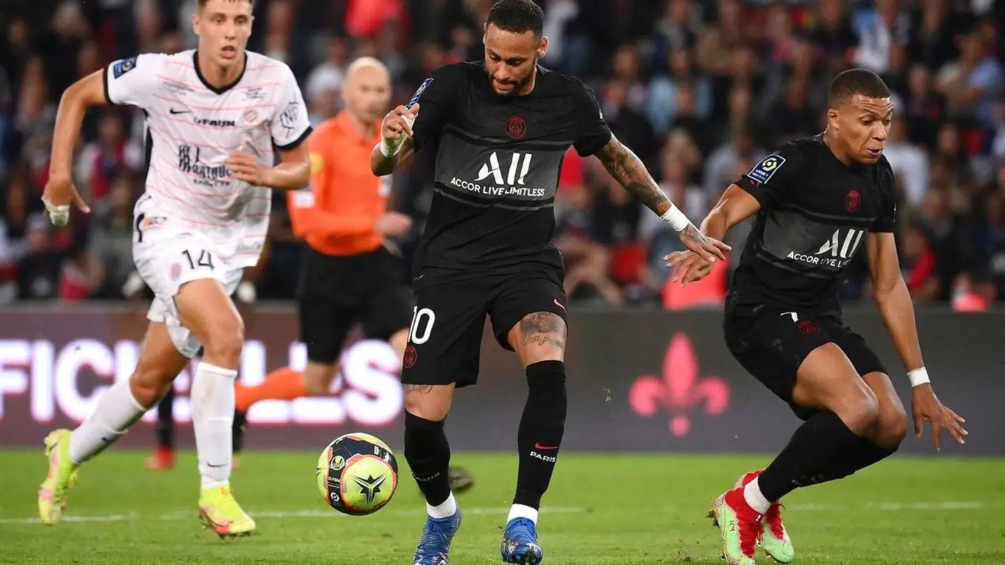 Det er denne situation, der fik Mbappé til at svovle over Neymars manglende aflevering.