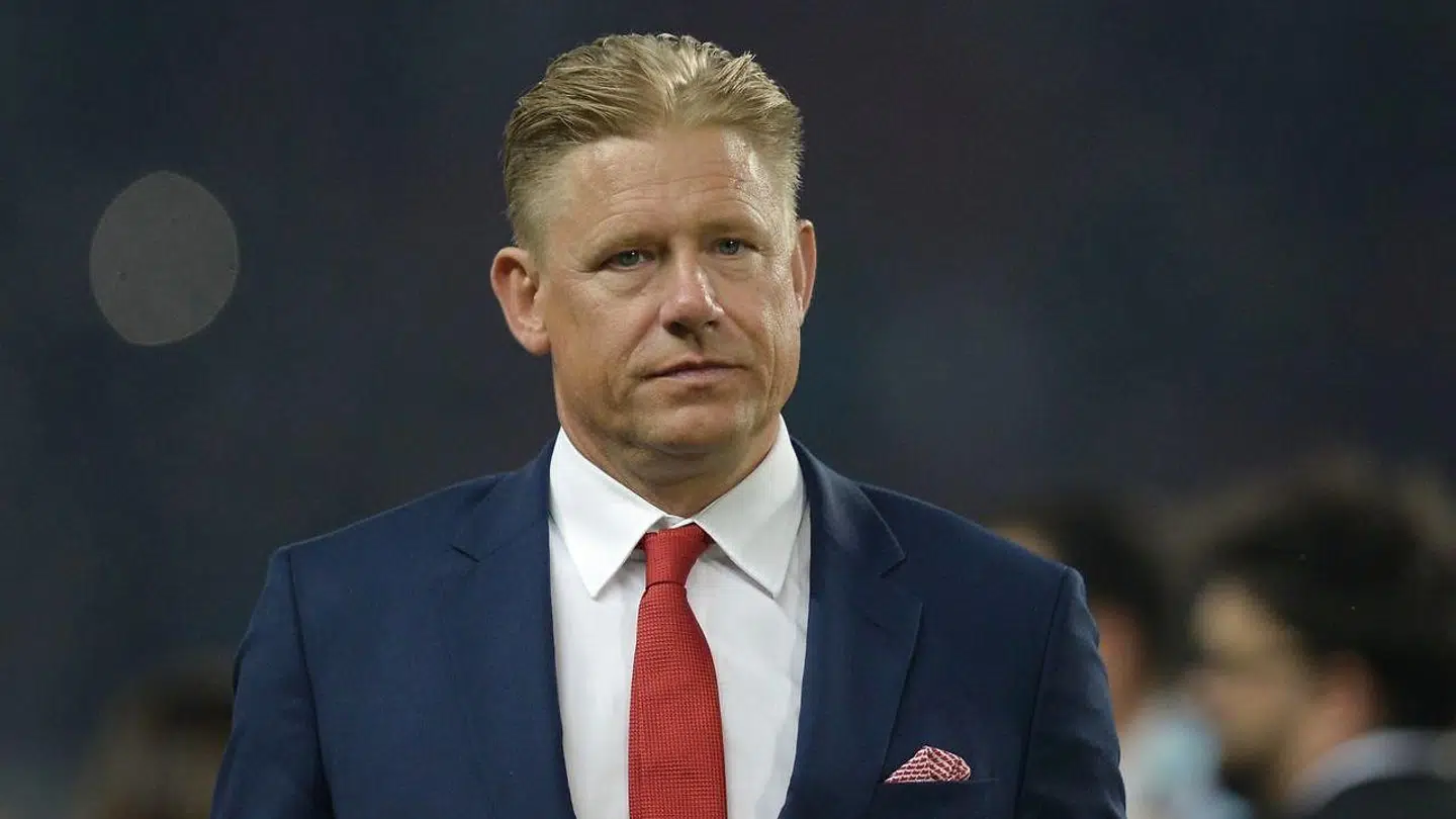 Peter Schmeichel på Old Trafford i Manchester i 2016.