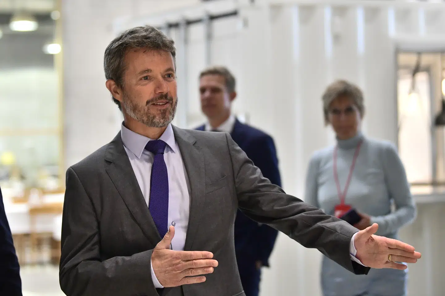 Kronprins Frederik indviede Arkitektskolen Aarhus.